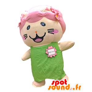 Nyan mascota de Mito. Mascota del gato de color beige con una camisa - MASFR27794 - Yuru-Chara mascotas japonesas