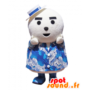 Liso-kun mascotte. Uomo bianco con una mascotte camicia - MASFR27796 - Yuru-Chara mascotte giapponese
