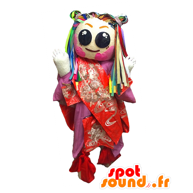 Mascota Rakoni-chan. Mascota chica japonesa - MASFR27801 - Yuru-Chara mascotas japonesas