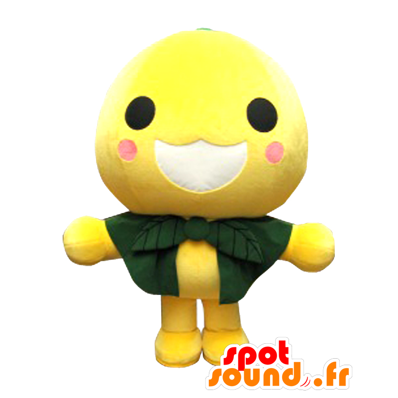 Mascota de Bun-chan. Amarillo mascota de muñeco de nieve, limón - MASFR27815 - Yuru-Chara mascotas japonesas