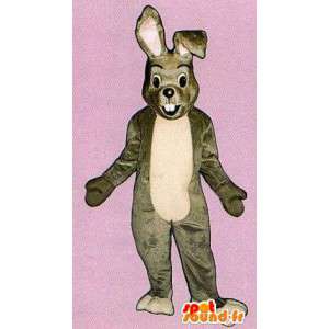 Mascotte de lapin marron, simple - MASFR007121 - Mascotte de lapins