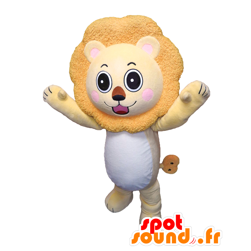 Beneon mascot. Lion mascot, with a brown mane - MASFR27818 - Yuru-Chara Japanese mascots