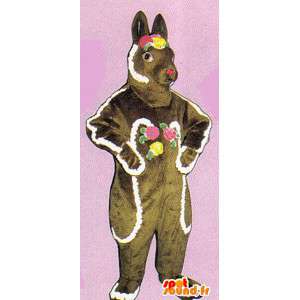 Biscuit brun kanin kostume - Kanin maskot - MASFR007122 - SpotSound.fr