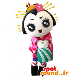 Mascot Kirara. Japanese girl mascot - MASFR27830 - Yuru-Chara Japanese mascots