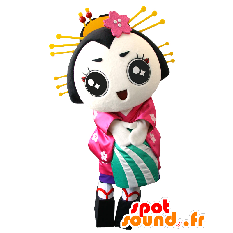 Kirara mascotte. Giapponese ragazza mascotte - MASFR27830 - Yuru-Chara mascotte giapponese