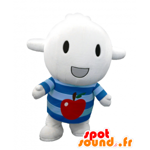 Mascot Hikorin. Branco Snowman mascote - MASFR27834 - Yuru-Chara Mascotes japoneses