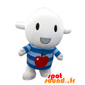 Mascotte de Hikorin. Mascotte de bonhomme blanc - MASFR27834 - Mascottes Yuru-Chara Japonaises