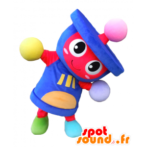 Phosphorus Goyume mascot. Blue monster mascot - MASFR27835 - Yuru-Chara Japanese mascots