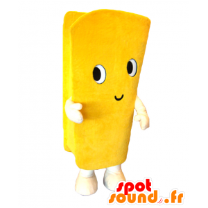 Amarelo homem mascote pocket-shaped - MASFR27837 - Yuru-Chara Mascotes japoneses