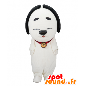 Mascota Hiyawan. Blanca mascota perro - MASFR27839 - Yuru-Chara mascotas japonesas