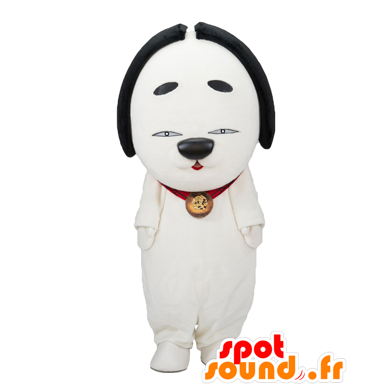 Mascot Hiyawan. witte hond mascotte - MASFR27839 - Yuru-Chara Japanse Mascottes
