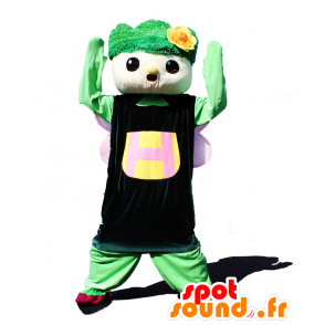 Mascotte de Hinon. Mascotte de fruit vert, de légume souriant - MASFR27849 - Mascottes Yuru-Chara Japonaises