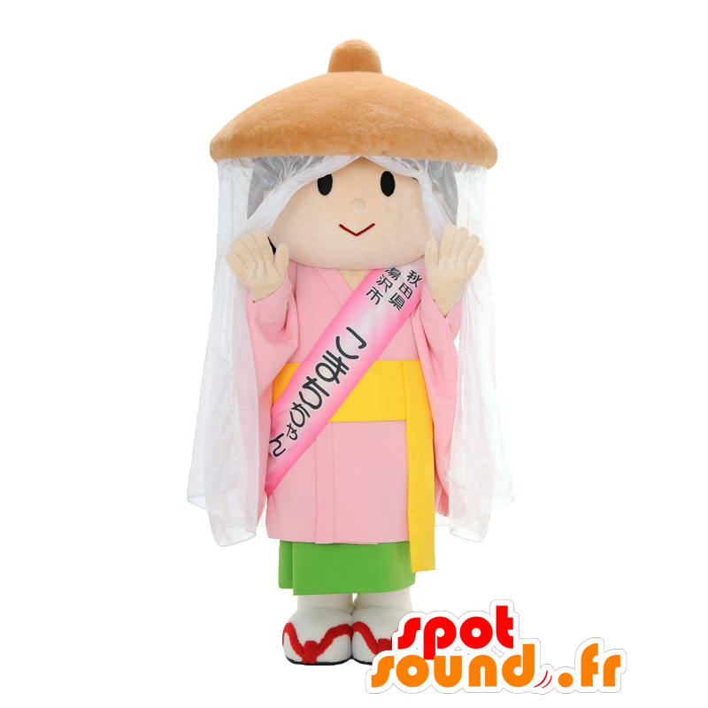 Mascota de Yuzawa. Mujer mascota enmascarado - MASFR27859 - Yuru-Chara mascotas japonesas