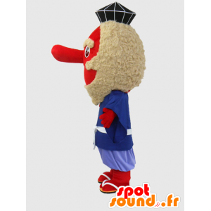 Mascot Tengu-chan. Mascot homem vermelho, sorrindo - MASFR27864 - Yuru-Chara Mascotes japoneses