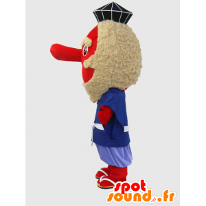Mascot Tengu-chan. Mascotte rood man, die lacht - MASFR27864 - Yuru-Chara Japanse Mascottes