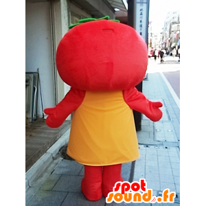 Mascot Tomati. Mascot tomat rød, rund, gigantiske - MASFR27866 - Yuru-Chara japanske Mascots