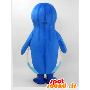 Mascot Yokohama. Blaue und weiße Pinguin-Maskottchen - MASFR27868 - Yuru-Chara japanischen Maskottchen