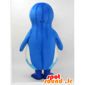 La mascota de Yokohama. Mascota pingüino azul y blanco - MASFR27868 - Yuru-Chara mascotas japonesas