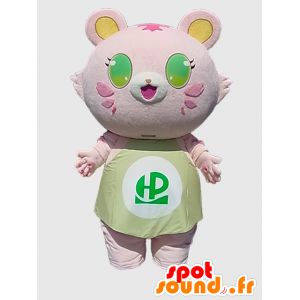 Mascot Taut-chan. rosa katt maskot, skapning - MASFR27869 - Yuru-Chara japanske Mascots