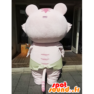 Mascot Taut-chan. rosa katt maskot, skapning - MASFR27869 - Yuru-Chara japanske Mascots