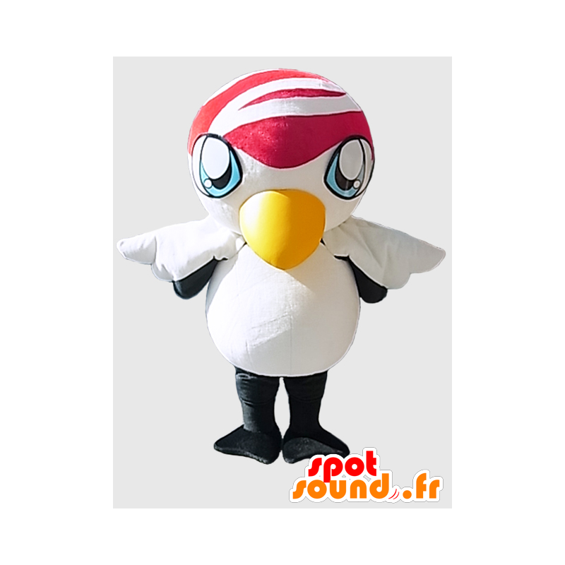 Vite-chan mascotte. Bianco e giallo uccello Mascot - MASFR27870 - Yuru-Chara mascotte giapponese