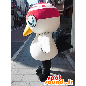 Maskotka Vine-chan. białe i żółte ptak Mascot - MASFR27870 - Yuru-Chara japońskie Maskotki