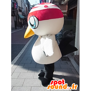 Mascot Vine-chan. hvit og gul fugl Mascot - MASFR27870 - Yuru-Chara japanske Mascots