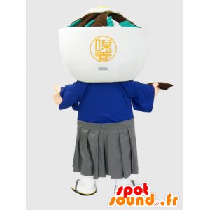 Mascot Hozendon. Valkoinen Lumiukko Mascot - MASFR27873 - Mascottes Yuru-Chara Japonaises