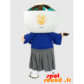 Mascotte de Hozendon. Mascotte de bonhomme blanc - MASFR27873 - Mascottes Yuru-Chara Japonaises