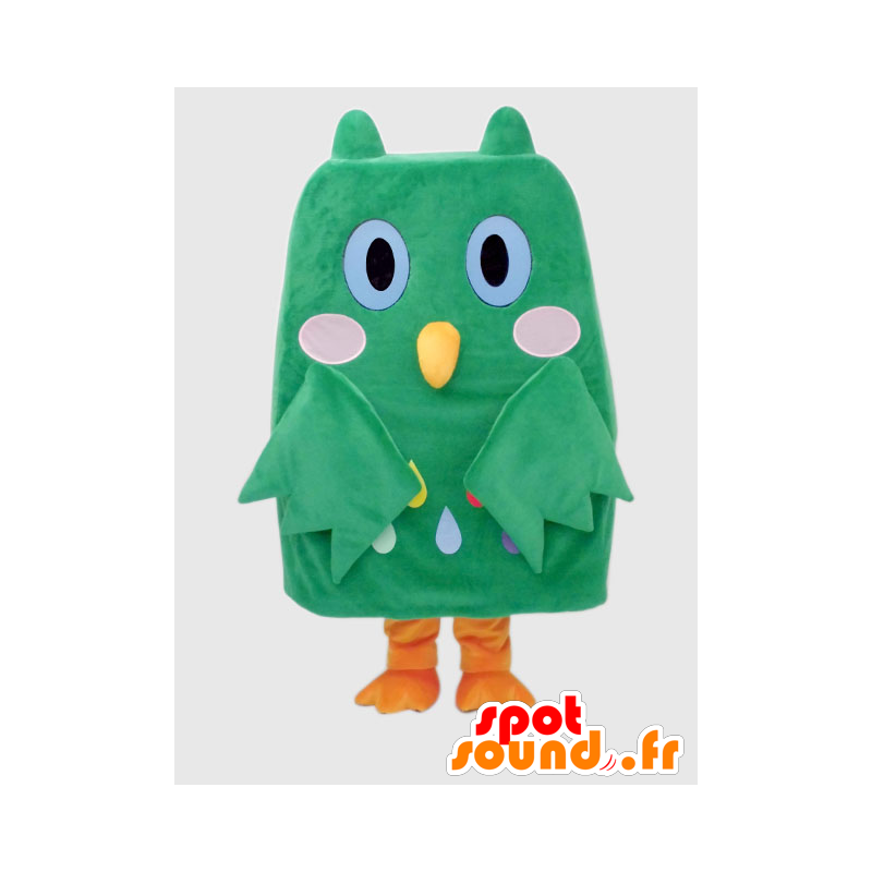 Mascot Ho Ho-Kun. Schneemann-Maskottchen grüne Monster - MASFR27874 - Yuru-Chara japanischen Maskottchen