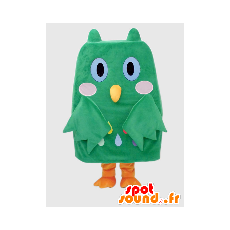 Mascot Ho Ho-kun. Mascota del muñeco de nieve, monstruo verde - MASFR27874 - Yuru-Chara mascotas japonesas