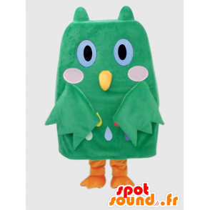 Mascot Ho Ho-kun. Mascota del muñeco de nieve, monstruo verde - MASFR27874 - Yuru-Chara mascotas japonesas