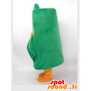 Mascot Ho Ho-kun. Snowman mascot, green monster - MASFR27874 - Yuru-Chara Japanese mascots