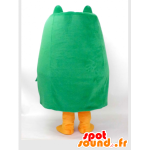 Mascot Ho Ho-Kun. Schneemann-Maskottchen grüne Monster - MASFR27874 - Yuru-Chara japanischen Maskottchen