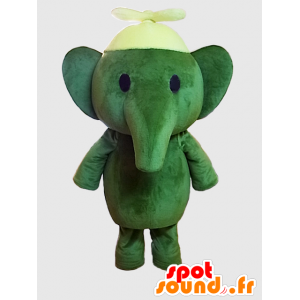 Bal-chan mascotte. Verde elefante gigante mascotte - MASFR27875 - Yuru-Chara mascotte giapponese