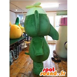 Bal-chan mascot. Green giant elephant mascot - MASFR27875 - Yuru-Chara Japanese mascots