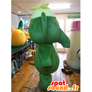 Mascota de Bal-chan. Verde mascota del elefante gigante - MASFR27875 - Yuru-Chara mascotas japonesas