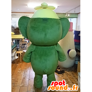 Bal-chan mascotte. Verde elefante gigante mascotte - MASFR27875 - Yuru-Chara mascotte giapponese