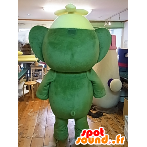 Bal-chan maskotti. Mascot jättiläinen vihreä norsu - MASFR27875 - Mascottes Yuru-Chara Japonaises