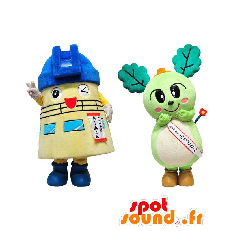 Mascots and Domukun Norabitan, a planetarium and a guy - MASFR27880 - Yuru-Chara Japanese mascots