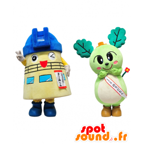 Mascots and Domukun Norabitan, a planetarium and a guy - MASFR27880 - Yuru-Chara Japanese mascots