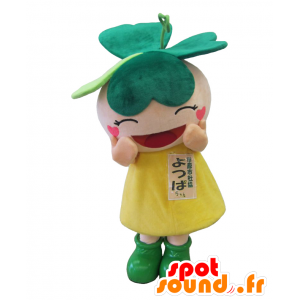 Maskot Yotsuba chan jente med en fire firkløver - MASFR27885 - Yuru-Chara japanske Mascots