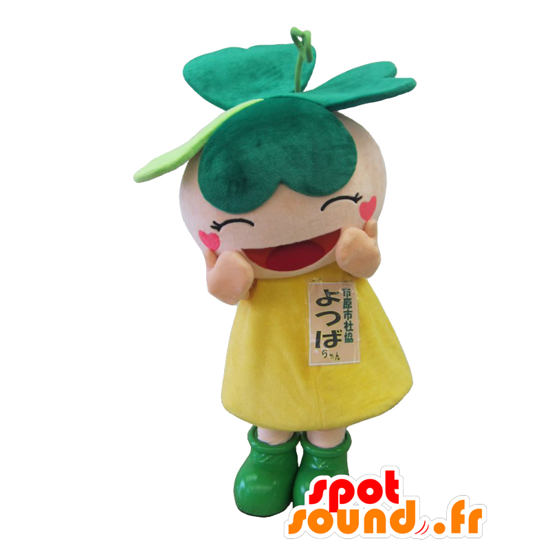 Chan Maskottchen Yotsuba, Mädchen mit einem Klee mit 4 Blättern - MASFR27885 - Yuru-Chara japanischen Maskottchen