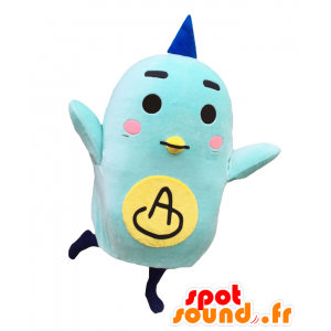 Mascot blauen und gelben Vogel, Riesen niedlich - MASFR27896 - Yuru-Chara japanischen Maskottchen