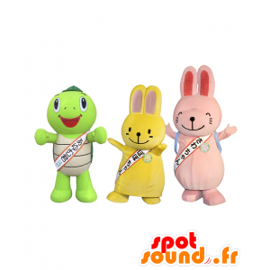 Mascotas Ayumu-kun, Sawa-chan-chan y Popo, 3 animales - MASFR27900 - Yuru-Chara mascotas japonesas