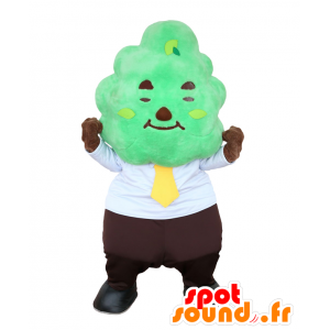 Mascot Morin, Shigeru Forest, kastanjapuun ja vihreä jättiläinen - MASFR27901 - Mascottes Yuru-Chara Japonaises