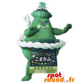 Maskot Komakiyama green sumo obří horský - MASFR27908 - Yuru-Chara japonské Maskoti