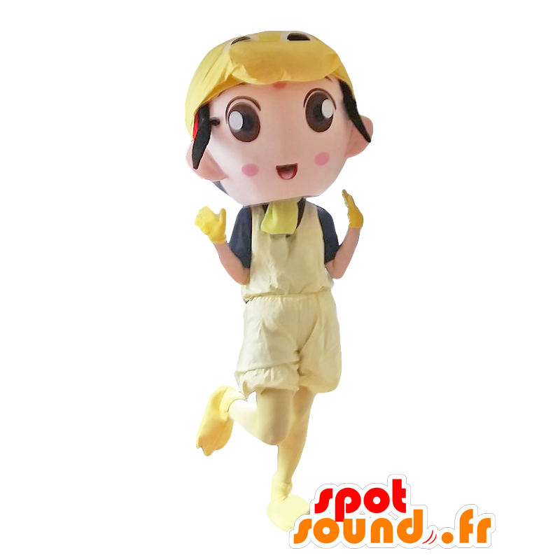 Hakotaso mascot disguised girl in yellow bird - MASFR27911 - Yuru-Chara Japanese mascots