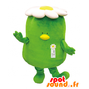 Mascotte de Joe Sagappa, bonhomme vert fleuri - MASFR27912 - Mascottes Yuru-Chara Japonaises