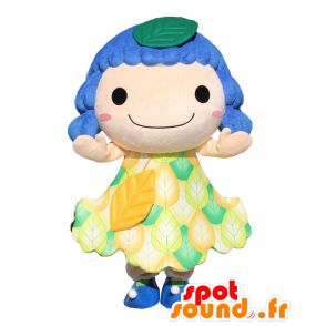 Chappy mascot Oh, girl leaves with a dress - MASFR27919 - Yuru-Chara Japanese mascots